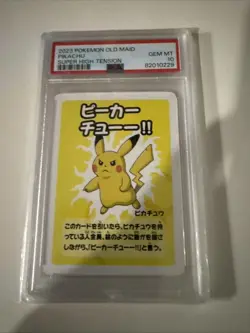 2023 Pokemon Pikachu Old Maid Super High Tension PSA 10 - Image 1