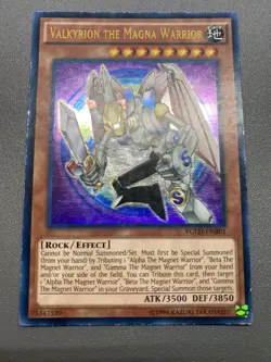 Yu-Gi-Oh! Valkyrion The Magna Warrior Ultra Rare UNLIMITED YGLD-ENB01 HP - Image 1