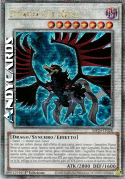 DRAGO ALI NERE (Black-Winged Dragon) Quarter Century • MP24 IT028 • 1Ed • Yugioh - Image 1