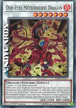 ODD-EYES METEORBURST DRAGON • Comune • LEDD ENC31 • 1Ed • YUGIOH! • ANDYCARDS - Image 1