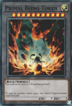 Yugioh! LP Primal Being Token - OP12-EN026 - Super Rare - Unlimited Edition Ligh - Image 1