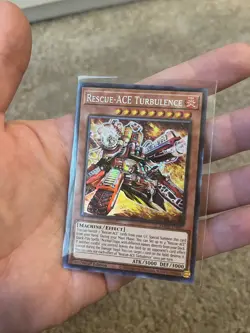 Rescue Ace Turbulence - 1st Edition Collector's Rare AMDE-EN007 Yu-Gi-Oh! - Image 1