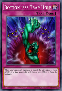 Yugioh! Bottomless Trap Hole MP25-EN018 Mega Pack STARLIGHT RARE - Image 1