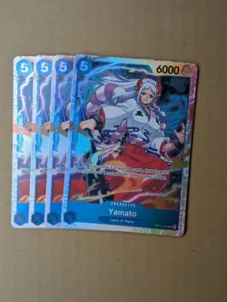 One Piece TCG OP13-054 Yamato SR X4 Playset Card Game CCG English - Image 1