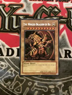 Fake YuGiOh The Winged Dragon of Ra GBI-003 Egyptian God Card 3 MP - Image 1