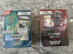 Pokemon Mystery Gems X2 CGC Graded Card & Booster Pack 2025 Limited Edition - Image 1