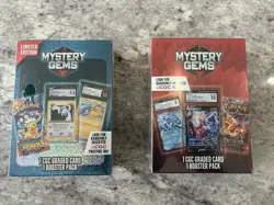 Pokemon Mystery Gems X2 CGC Graded Card & Booster Pack 2025 Limited Edition - Image 2