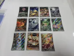 Lot Of 11 Mega Evolutions Illustration Rare Pokemon Cards Steelix Vulpix - Image 1