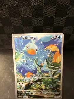 Pokemon Ducklett #109/086 White Flare Scarlet & Violet Japanese NM TCG Card - Image 2