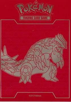2015 XY Primal Clash Groudon ETB Individual Standard Card Sleeve Pokemon - LP - Image 1