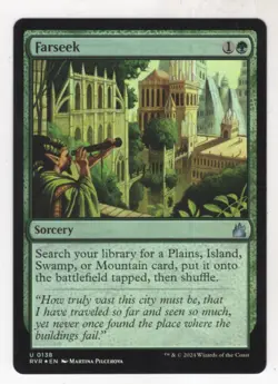 MTG Ravnica Remastered Foil Card #138 Farseek - Image 1