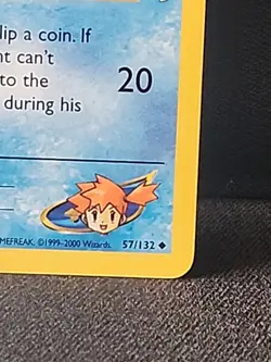 Misty’s Tentacool 57/132 Gym Heroes - LP Condition - Vintage Pokemon TCG Card - Image 5