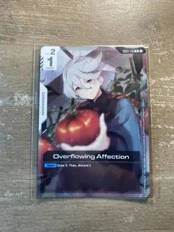 Overflowing Affection (Newtype Challenge 2025 Mission 1) - Gundam Promo Card NM - Image 1