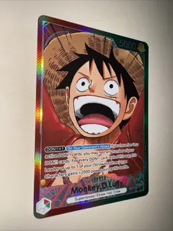One Piece TCG OP13-001 Monkey D. Luffy Alt Art Leader AA Card Game CCG English - Image 2