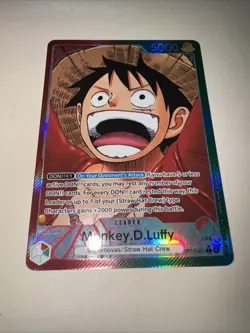 One Piece TCG OP13-001 Monkey D. Luffy Alt Art Leader AA Card Game CCG English - Image 4