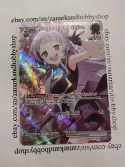 hololive Official Card Game JP - Magical Girl Shion (SR) FOIL hBP02-072 ENGLISH - Image 1
