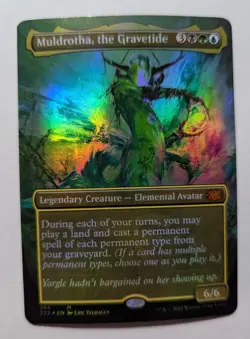 1x Muldrotha the Gravetide Borderless Foil NM - 2X2 MTG Magic x1 - Image 1