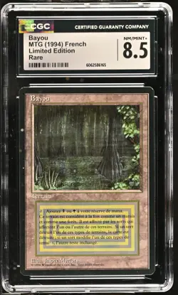 BAYOU FBB *French* Limited Edition Revised Rare Reserved List CGC 8.5 MTG - Image 1