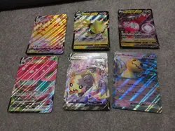 Pokemon Promo Jumbo Cards, V Star, Ex and GX, LOT OF 6 - Image 1