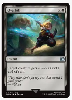 Overkill | MTG FFX | FF UB Instant Removal EDH Commander | NEW NM+ - Image 1