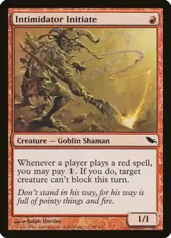 Intimidator Initiate Shadowmoor Light Play MTG Magic DNA GAMES - Image 1