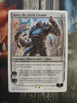Karn, the Great Creator (White Border) Mystery Booster 2 Regular - Image 1
