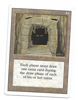 Magic the Gathering ~ MTG ~ 1x Howling Mine ~ 3rd Edition ~ MP ~ REVISED - Image 1