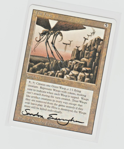 Magic the Gathering ~ MTG ~ 1x The Hive ~ M/NM ~ REVISED ~ Signed by Artist - Image 1