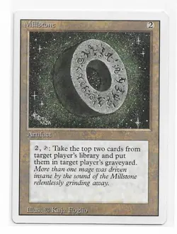 Magic the Gathering ~ MTG ~ 1x Millstone ~ 3rd Edition ~ LP ~ REVISED - Image 1
