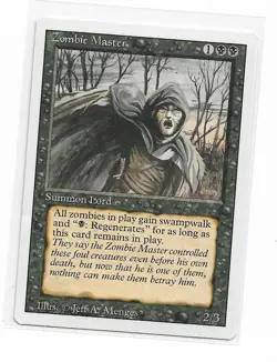 Magic the Gathering ~ MTG ~ 1x Zombie Master ~ HP ~ REVISED - Image 1