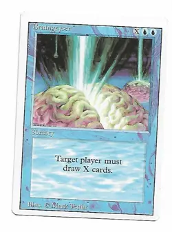 Magic the Gathering ~ MTG ~ 1x Braingeyser ~ LP ~ REVISED - Image 1