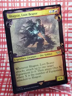 Shagrat, Loot Bearer - Foil - Showcase Scrolls R MTG The Lord of the Rings: T - Image 2