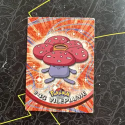 Vileplume #45 Topps Black Logo Pokemon TV Animation Edition - Image 1