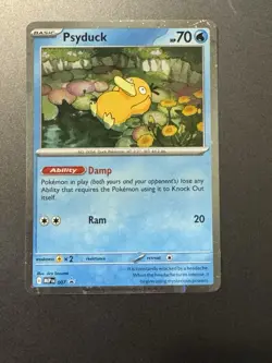 Psyduck 007 Cosmos Holo Promo - Pokemon TCG Mega Evolution -NM/M - Image 1
