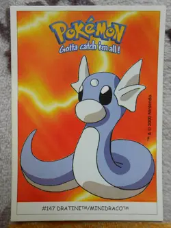 MINIDRACO / DRATINI #147 - DUNKIN BOOMER 2000 - CARTE POKEMON - TBE - CHAPPISHOP - Image 1
