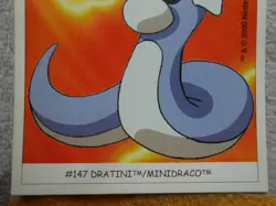 MINIDRACO / DRATINI #147 - DUNKIN BOOMER 2000 - CARTE POKEMON - TBE - CHAPPISHOP - Image 3