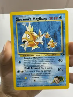 Pokemon Giovanni's Magikarp Gym Challenge 73/132 Common Non Nolo - Image 2