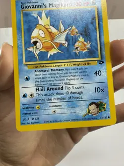 Pokemon Giovanni's Magikarp Gym Challenge 73/132 Common Non Nolo - Image 4