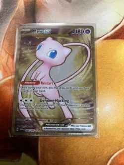Mew ex 205/165 Metal Promo Near Mint Scarlet & Violet 151 Pokemon TCG - Image 1