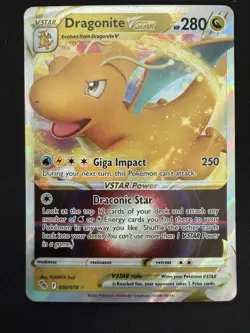 Dragonite VSTAR 050/078 Pokemon GO Holo - Image 1