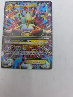 Pokemon TCG Mega M Alakazam EX 26/124 Fates Collide Holo See Back LP - Image 5