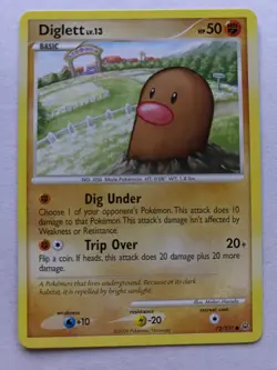 Diglett 72/127 Pokemon Platinum Unlimited NM/MINT 2009 box-S5 - Image 1