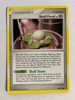 Skull Fossil 120/127 Pokemon Platinum Unlimited NM/MINT 2009 box-S5 - Image 1