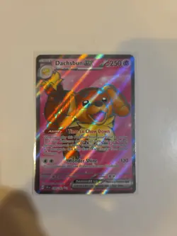 Dachsbun EX 160/142 Stellar Crown NM Pokemon Ultra Rare - Image 1