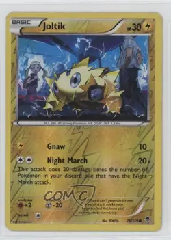 Joltik Reverse Foil Pokemon XY Phantom Forces #26 - Image 1