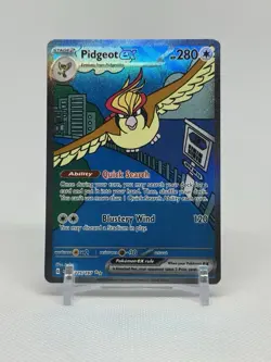Pokemon TCG Pidgeot ex 225/197 Obsidian Flames Special Illustration Rare - Image 1