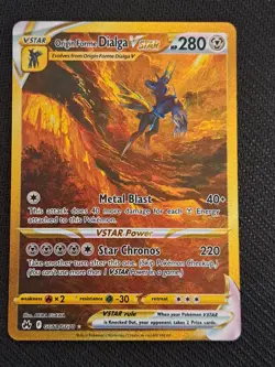 Origin Forme Dialga VSTAR #GG68 - Pokemon Crown Zenith Secret Rare - Image 1