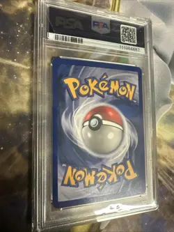 1999 Pokemon Fossil Zapdos #15 Cosmos Thunderstorm DK. Holo PSA 7 Vintage - Image 3