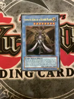 Yu-Gi-Oh! TCG Fake - Shinato, King of a Higher Plane DCR 1st ed - Image 1