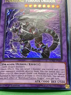 3x Borreload Furious Dragon | SDRR-EN042 | Ultra Rares | LP | 1st Ed | YuGiOh! - Image 2